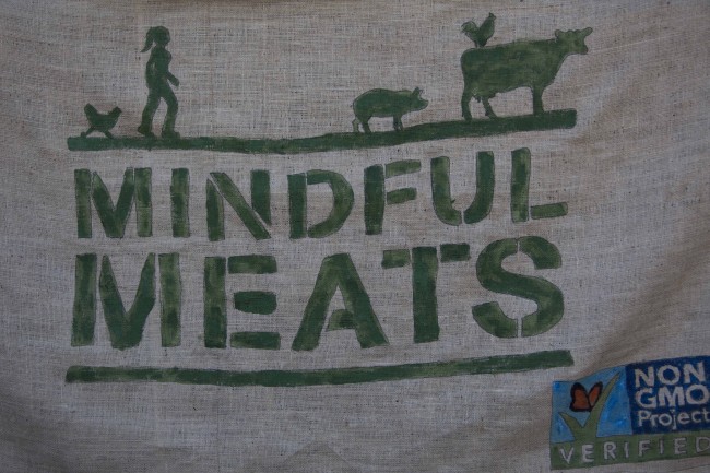 a slogan of mindful meats