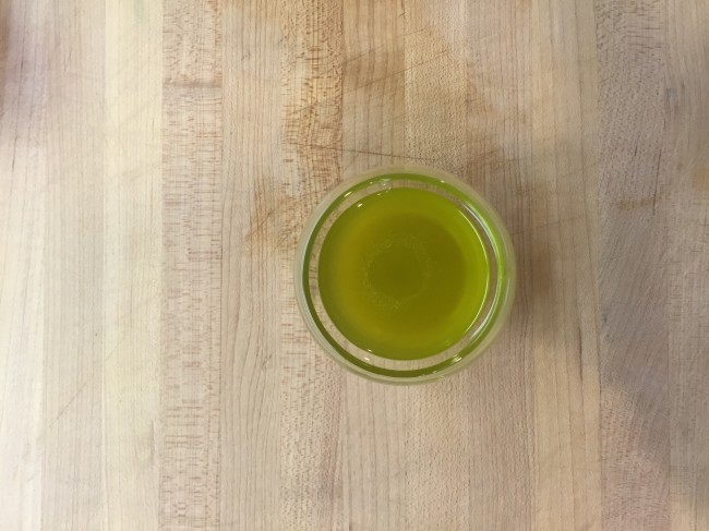 extra virgin olive oil in the bowl 