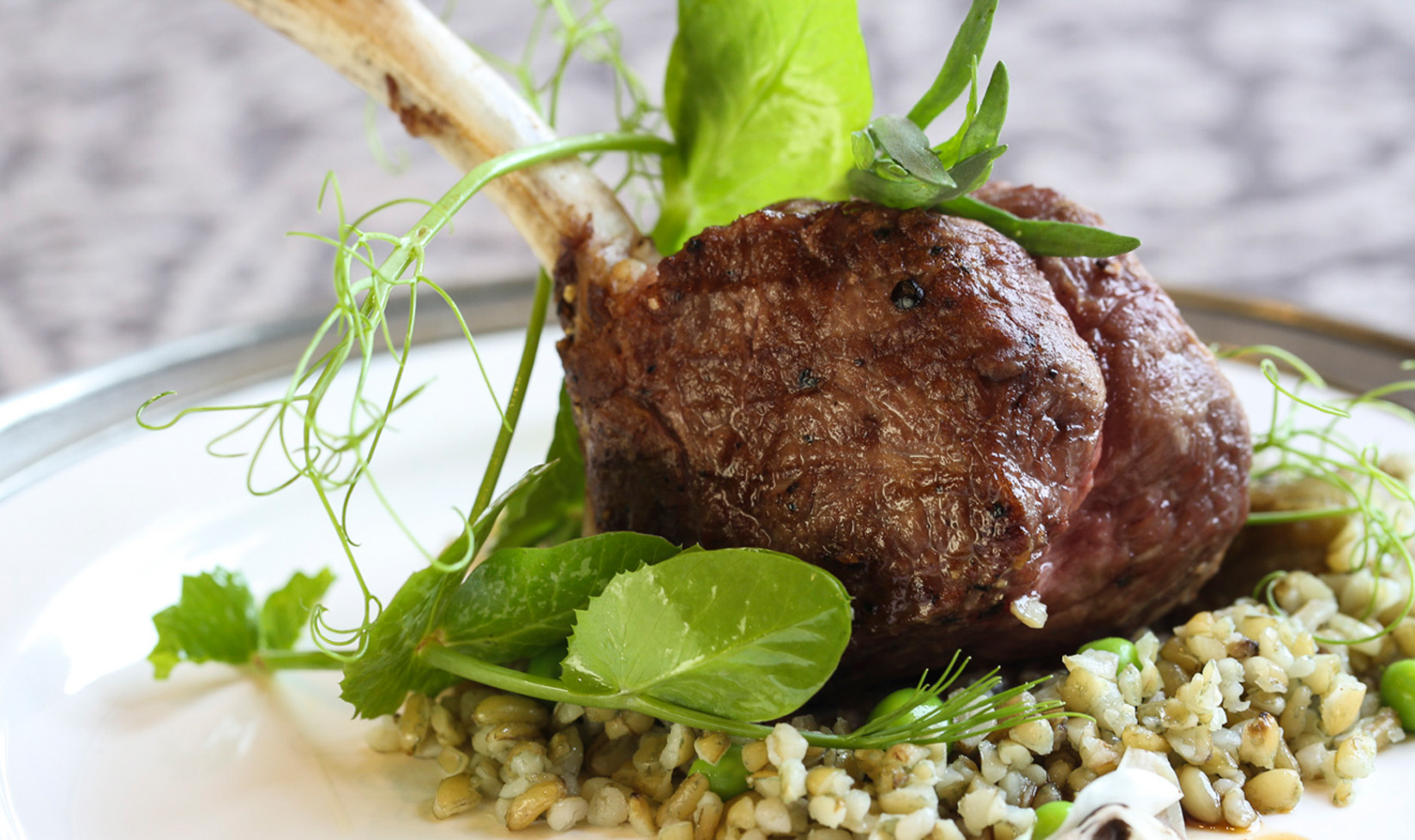 spring lamb with peas recipe