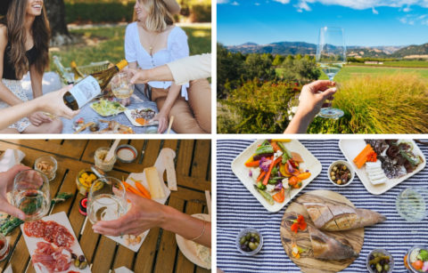 jordan winery outdoor experience with wine and food pairing
